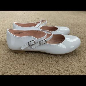 White youth dress shoes